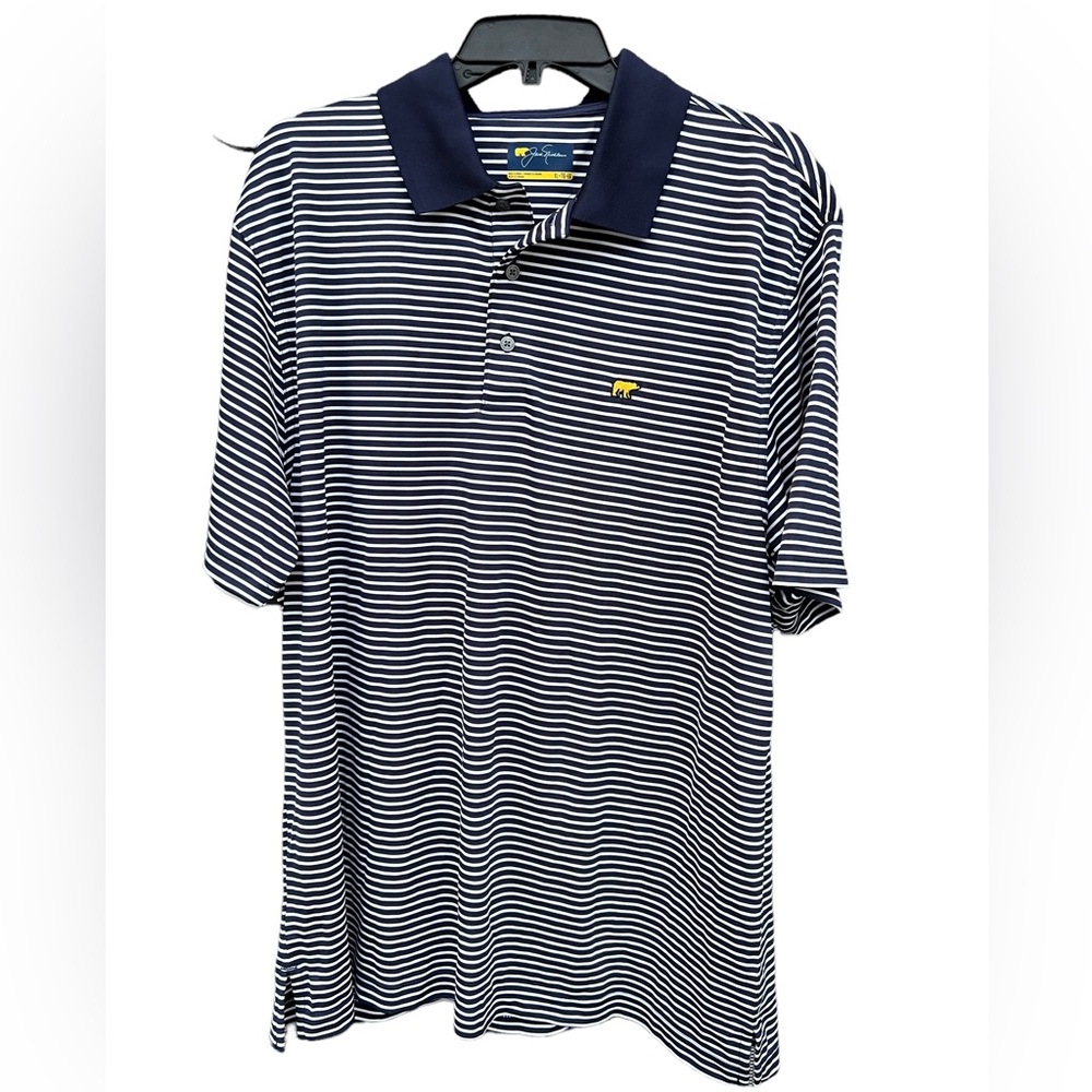Jack Nicklaus StayDri Polo Golf Short Sleeve Shirt Golden Bear Size X-LARGE